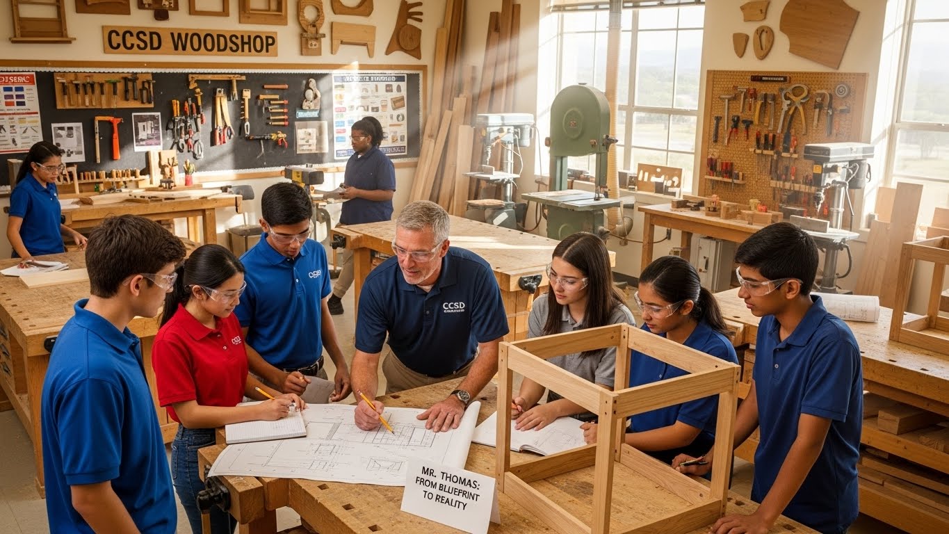 Ccsd woodshop mr thomas: From Blueprint to Reality